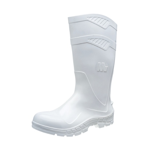 BOTA PVC BLANCA LARGA