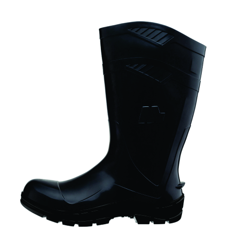BOTA PVC CAÑO ALTO 100% NEGRO