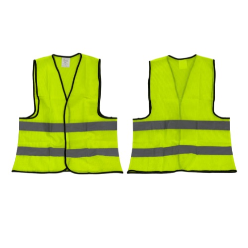 COD 356 - CHALECO REFLECTIVO OBRA AMARILLO