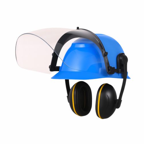 COD 800328 – KIT CASCO CON PROTECTOR FACIAL Y AUDITIVO