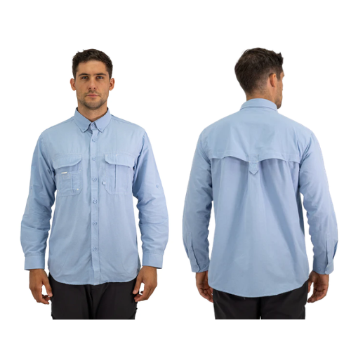 CAMISA HW DUCK DRY HOMBRE CELESTE
