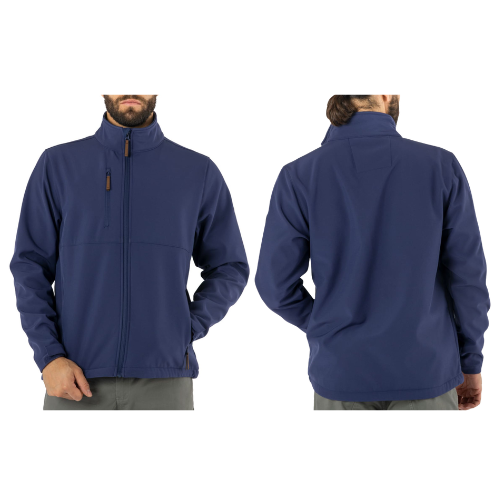 PARKA SOFTSHELL LOBO AZUL HOMBRE