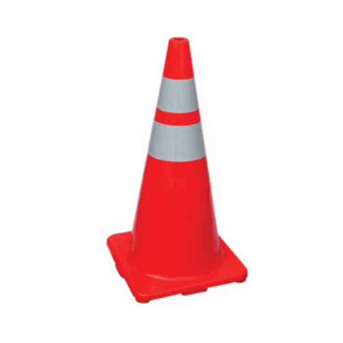 COD 502.401.540.007 – CONO DE SEÑALIZACIÓN 71CM CON DOBLE CINTA REFLECTIVA