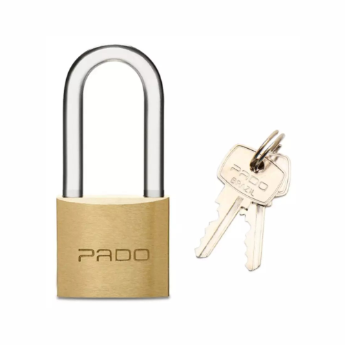 LT - CANDADO LATÓN CON HASTE LARGO ACERO