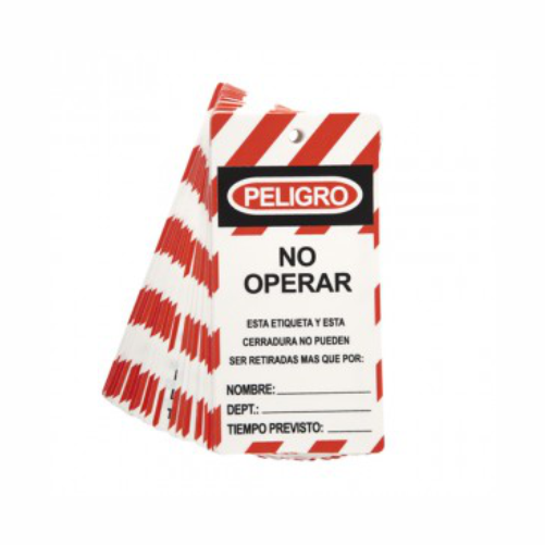 COD: 251.301.640.035 - TARJETA NO OPERAR LOCK OUT PACK